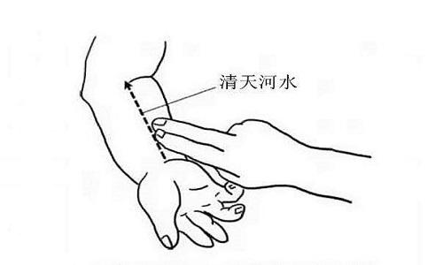 夜啼小儿推拿