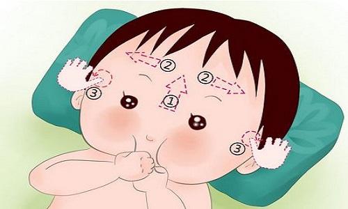 小儿保护视力推拿方法 