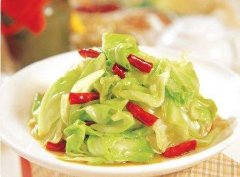 牛心菜凉拌炝炒味道好